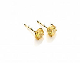 Серьги-гвоздики PR1469 -7 желтый