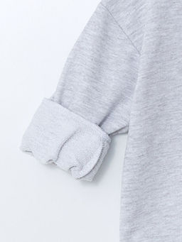 Kal?n Bask?l? Erkek Bebek Sweatshirt - Waikiki фото 3