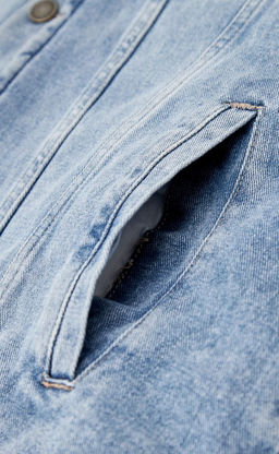 Куртка джинс утепл F021-1370-01W l.blue