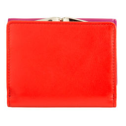 Итальянский женский кожаный кошелек DuDu серии Corsica | фуксия - Dudubags фото 4