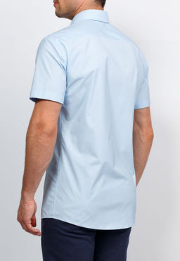 Сорочка мужская короткий рукав GREG 210/108/Z STRETCH  фото 7