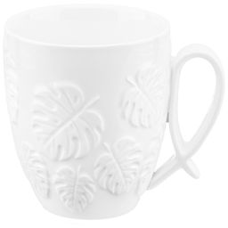 Кружка 300 мл 11*8*9,5 см "Тропики" фарфор