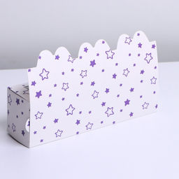 Цена за 5 шт. Коробка для макарун кондитерская, упаковка, «WOOF», 18×5.5×5.5 см