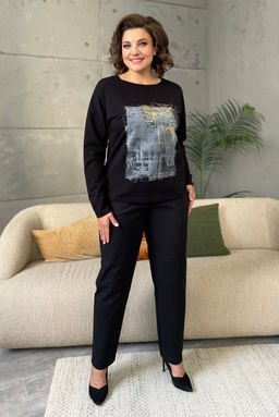 Джемпер Rumoda 2146 черный  фото 6