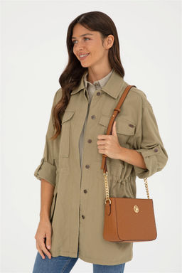 U. S. Polo Assn / Женская светло-коричневая сумка через плечо