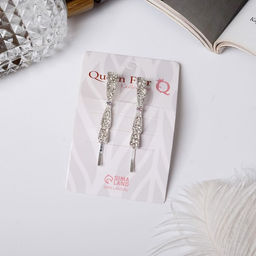 Цена за 3 шт. Невидимки для волос «Волшебный блеск», набор 2 шт., бантик, 5.5 см, серебро