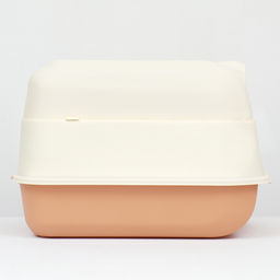 Туалет закрытый с откидным верхом 36×51×34 см, бежевый