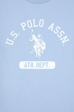 Erkek _ocuk Mavi Bisiklet Yaka Ti__rt - U.s. polo assn фото 4