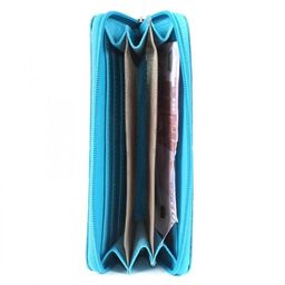 Портмоне женское Premier-S-40 н/к, 3 отд, 9 карм, голубой флотер (324) 208444  фото 3