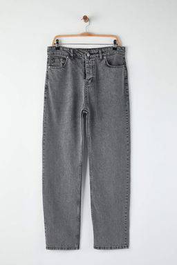 TRENDYOL MAN Ac?k Mavi %100 Pamuk Baggy Fit Jeans Bol Kot Pantolon TMNAW24JE00027 - Trendyolmilla фото 88