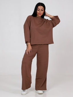 СК-2303 ЖЕНСКИЙ СПОРТИВНЫЙ КОСТЮМ (Коричневый) - А-дина фото 2