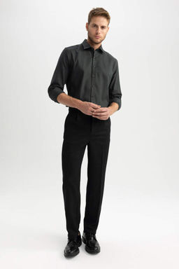 Фланелевая рубашка с длинным рукавом Modern Fit - Defacto фото 2