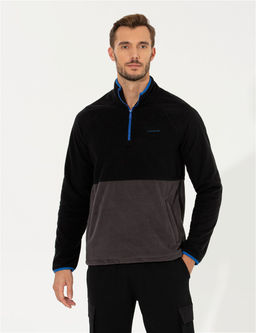 Siyah Regular Fit Sweatshirt - Pierre cardin фото 2