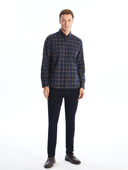 Regular Fit Uzun Kollu Ekose Erkek G?mlek