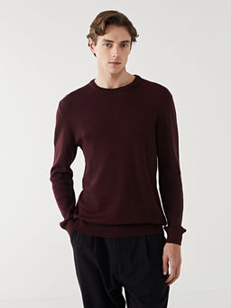 Bisiklet Yaka Erkek Triko Kazak