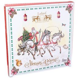 ТАРЕЛКА ОБЕДЕННАЯ LEFARD ТРОЙКА 27 СМ КРАСНАЯ фото 4