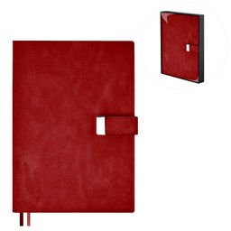 Ежедневник недатированный ESCALADA, А5+, 160 л., арт. 63946/ 10 ШЕВРЕТ КРАСНЫЙ