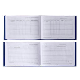 Цена за 3 шт. Зачетная книжка для ВУЗ 140×100 мм, Calligrata, жёсткая обложка, бумвинил, цвет синий