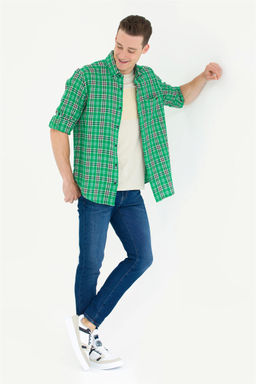 U. S. Polo Assn Мужская зеленая рубашка Lumberjack - U.s. polo assn фото 11