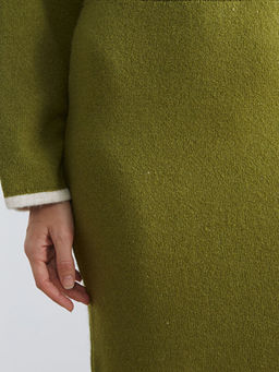 Beli Lastikli Y?rtma?l? Triko Kalem Etek