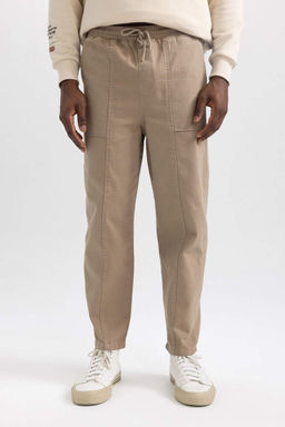 Габардиновые брюки прямого кроя Relax Fit - Defacto фото 8