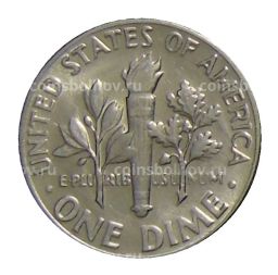 1 дайм (10 центов) 1974 года D США