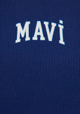 Mavi Logo Bask?l? Lacivert Atlet  фото 7