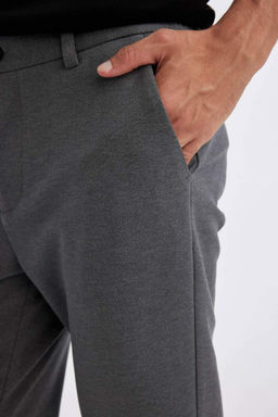 Индивидуальные брюки прямого кроя с карманами стандартного кроя - Defacto фото 6