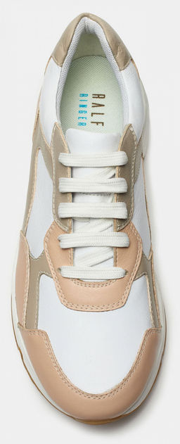 Кроссовки Ralf Ringer FALCO бежевые из натуральной кожи фото 4