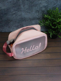 Косметичка "Hello", pink (18х25х11 см)