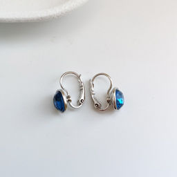 Серьги с кристаллами Swarovski