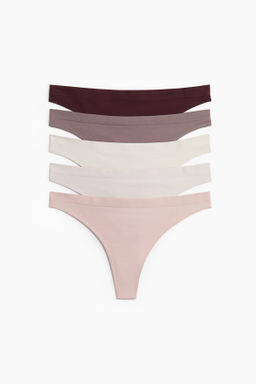 Pack 5 bragas thong Seamless