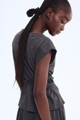 Top drapeado con cintur?n - H&m фото 6
