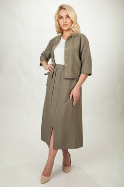 Юбка женская 179/01/Хаки - Rise фото 5