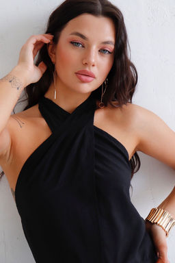 11436 Платье чёрное - Martichelli фото 16