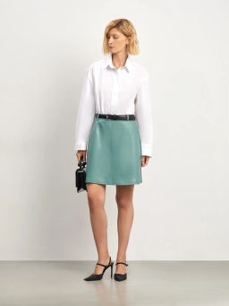 Мини-юбка А-силуэта