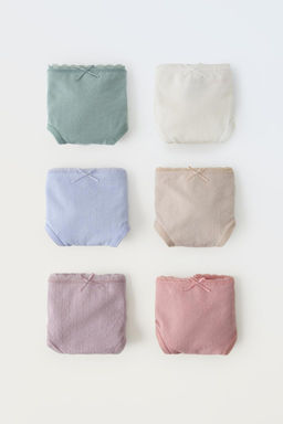 6-14 YEARS/ PACK OF SIX TEXTURED BRIEFS - Zara фото 5