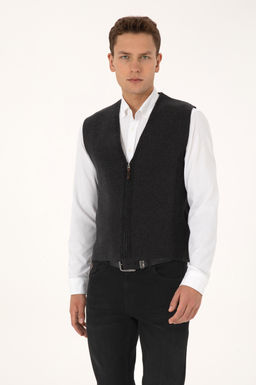 Erkek Antrasit Melanj Triko H_rka