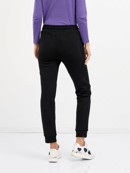 брюки женские черные из хлопка с манжетами - Glenfield фото 6