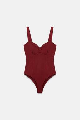 STRAPPY BODYSUIT - Zara фото 27