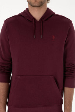 Erkek Bordo Basic Sweatshirt Sepette S_rpriz _ndirim - U.s. polo assn фото 6