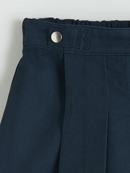 Basic Gabardin K?z ?ocuk ?ort Etek