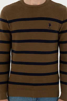 Мужской свитер цвета хаки Неожиданная скидка в корзине - U.s. polo assn фото 6