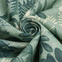 Шторы для кухни Доляна «Лесная прохлада», 146×180 см - 2 шт., подхваты - 2 шт.