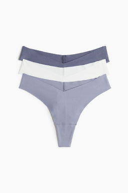 Pack de 3 bragas Brazilian invisibles de algod?n - H&m фото 3