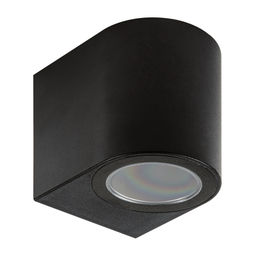 UUL-P51A 6W/GU10 IP65 BLACK Светильник уличный, под лампу GU10. Архитектурный накладной. Корпус черный. TM Uniel