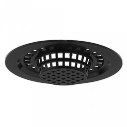 Пробка-сетка для раковины пластмассовая 7см, евро, внутренний д3,2см, черный (Россия) - Домашняя мода фото 4