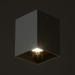 Светильник «Кубик»LED 4000К 10 Вт DIM220 белый золото7.5×7.5×9.5 см
