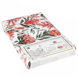 Шторы, 2шт 148х260см "Сардиния", на шторной ленте, рогожка, хлопок "Премиум" 186г/м2, упаковка классическая 28х41см, "Домашняя мода" (Россия)