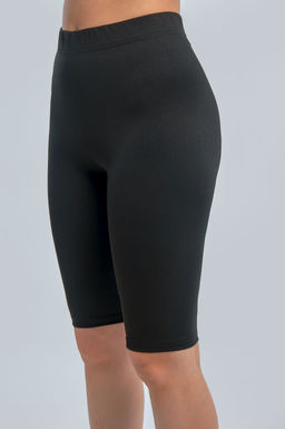 Арт.11808 Велосипедки в рубчик 44-50 (4 шт) Цвет:черный